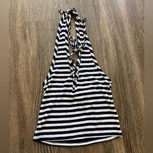 Urban Outfitters striped halter top